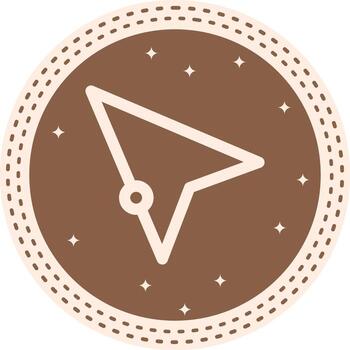 navegación flecha innovador visual diseño activo vector