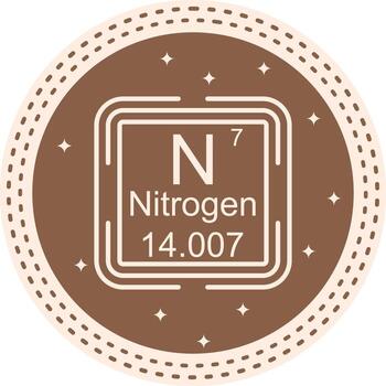 Nitrogen Square Structured Web Design Element vector