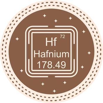 hafnio cuadrado escalable creativo diseño objeto vector