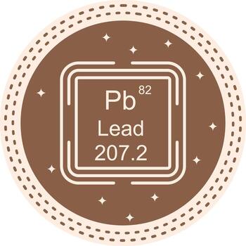 Lead Square Sharp Line Art Drawing vector