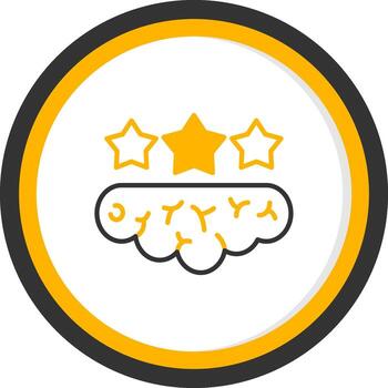 Striving For Perfection Line Two Color Circle vector