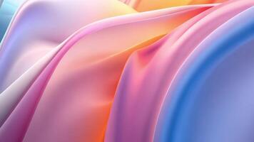 Abstract Multicolored Gradient Background with Waves video