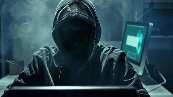 darknet Preto mercado troca com criminosos negociação criptomoedas conceito video