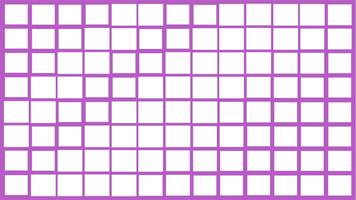 viola griglia Linee formatura astratto minimalista piazza bloccare animazione video