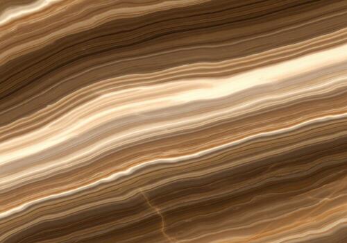 A brown and white marble texture with a wavy pattern photo