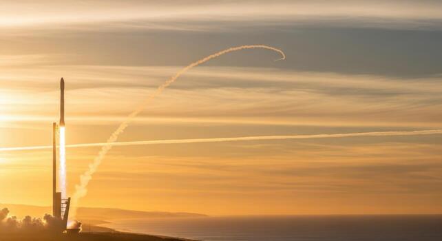 spacex lanza sus primero cohete en terminado un año foto