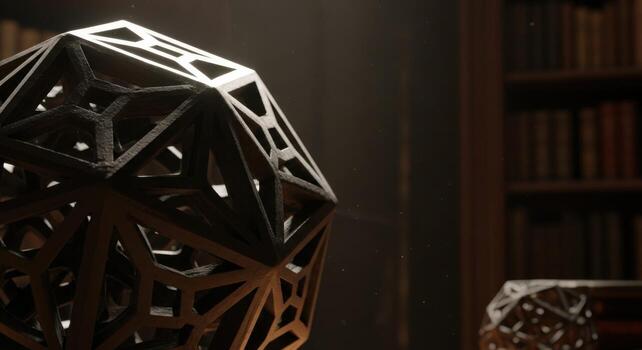 A 3d printed object that looks like a geometric shape photo