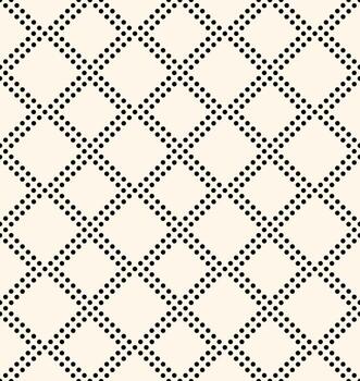 geométrico polca punto modelo con negro puntos formando diamante formas en un ligero antecedentes. vector