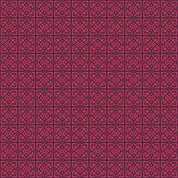 A red and black pattern with squares vector
