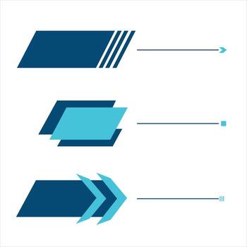 Blue gradient abstract banner with circular element and flowing lines circle, Blue news lower third element, Breaking News TV Banner Set vector