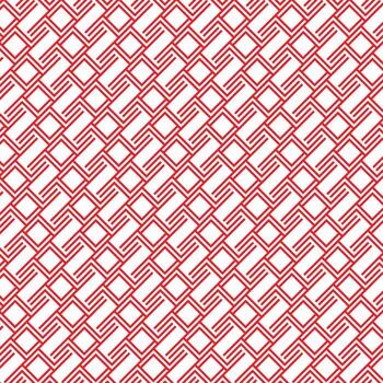 A red and white geometric pattern vector