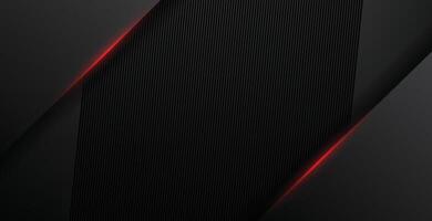Dark Abstract Background with Vertical Stripes and Glowing Red Accents vector