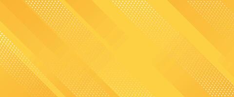 Vibrant Yellow Orange Abstract Background with Diagonal Lines and Dotted Grid Texture vector