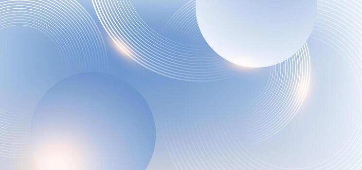 Abstract blue modern background with circle elements. Digital technology concept. vector
