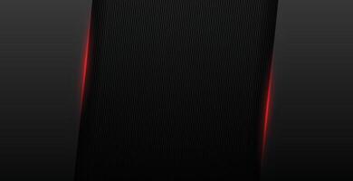 Dark Abstract Background with Vertical Lines and Glowing Red Accents vector
