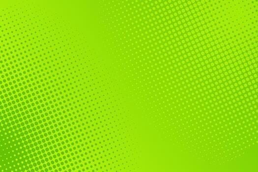 Abstract green halftone gradient background with fading dots. Modern technology pop art comic style texture bg. Perfect design element for posters, covers, and templates. vector
