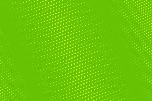 Dots halftone green gradient texture with modern digital background. Pop art comic inspired pattern in abstract style. Nature-inspired graphic design element. illustration. vector