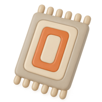 3d framställa mikrochip med numerisk visa png