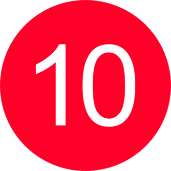 Red Notification Badge Icon with Multiple Alerts for App Notification png