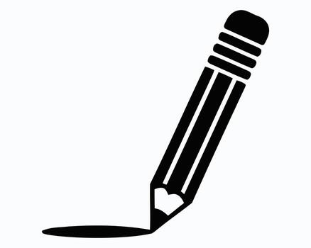 Crafting Ideas and Concepts A Pencil on Paper Representation Symbolizing Creative Writing, Sketching, and the Power of Visual Communication for Artistic Expression vector