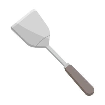 A spatula with a handle on a white background vector