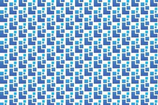 Blue Abstract Square Pattern Backfround Image vector