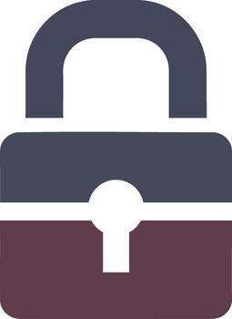 candado seguridad - un símbolo de proteccion y privacidad. vector