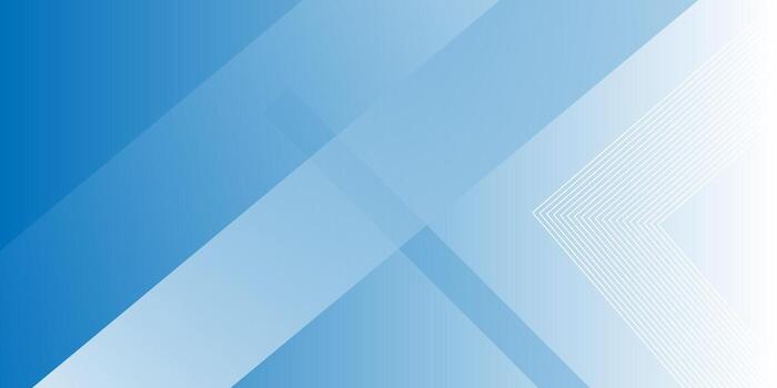 Abstract Blue Geometric Shapes with White Lines and Gradient. vector