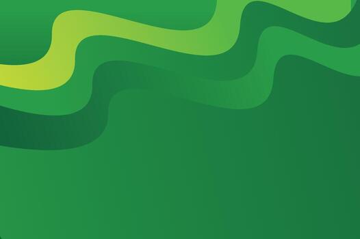 vibrante verde resumen antecedentes con ondulado cintas para moderno diseño proyectos vector