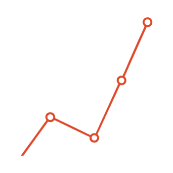 A dynamic clock icon in red and black, symbolizing the clear concept of time as money and the urgent need for change in business to achieve success png