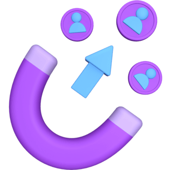 User Attraction Smooth 3D Illustration png