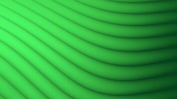 frisch Grün abstrakt Hintergrund mit glatt Welle Muster und Sanft Gradient Kurven zum modern Design, Digital Kunst, und Technologie Projekte. video