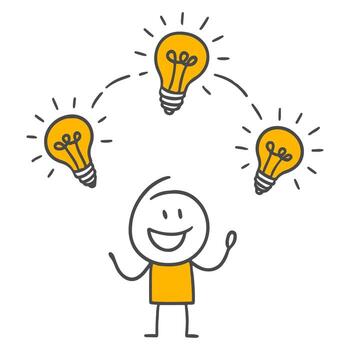 A Portrait of a Solution-Oriented and Proactive Employee Ready to Answer Customer Queries. vector