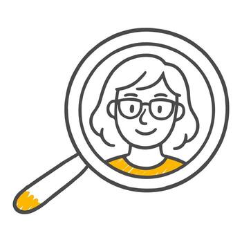 el capacidad a conducta detallado análisis, examinar datos, y atención en crítico puntos en negocio procesos. vector