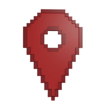 3d geven rood korrelig kaart plaats pin icoon, symboliseert GPS, navigatie, en geolocatie. modern digitaal ontwerp voor appjes, kaarten, online Diensten, en technologie concepten png