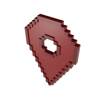 3d geven rood korrelig kaart plaats pin icoon, symboliseert GPS, navigatie, en geolocatie. modern digitaal ontwerp voor appjes, kaarten, online Diensten png