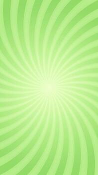Simple Bright Green Spiral Burst Pattern Blank Vertical Sunburst Background Design vector