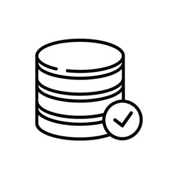 base de datos apilar con validación cheque marca para datos integridad y exitoso procesos vector