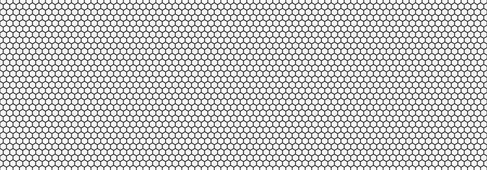 Black hexagonal mesh , seamless pattern, suitable for background vector
