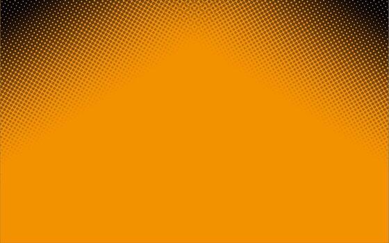 Orange background with halftone pattern. Good for use in print media and flyers. vector