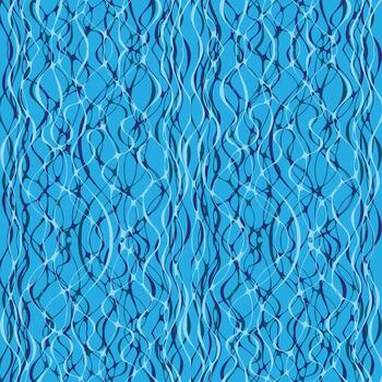 blue abstract wavy pattern vector
