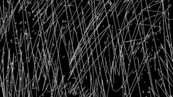 dynamisk skarp rader på en svart bakgrund, enkel rör på sig textur mönster. 4k slinga för skärmar, livestreams rörelse grafik och animering projekt video