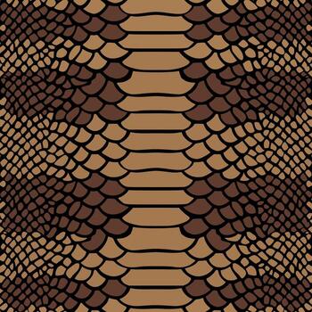 Snake skin abstract seamless pattern, line fabric background vector