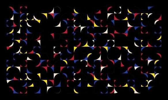 Dark mosaic abstract pattern background vector