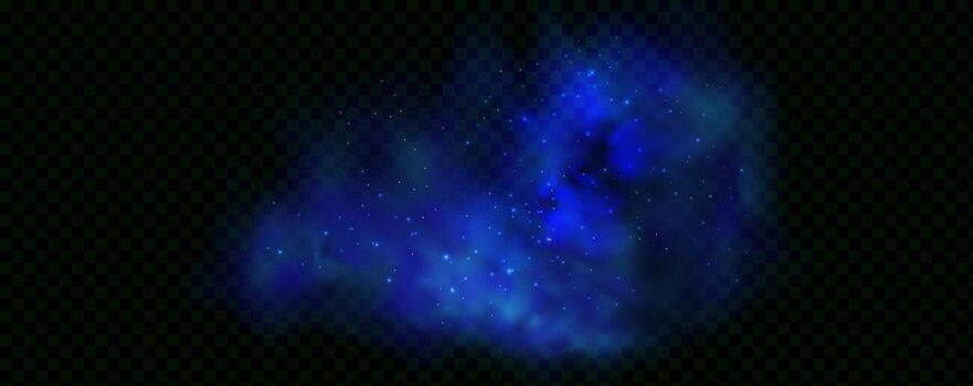 Deep black with cyan fog effect. vector