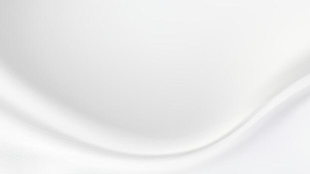 A luxurious and minimalist abstract background with a soft, white silk wave. vector