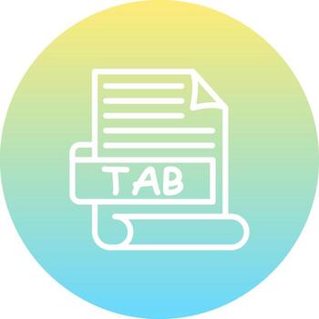 TAB Balanced User Interface Element vector