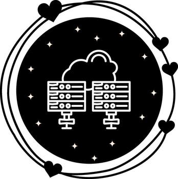 Data Center Advanced Web Interface Element vector