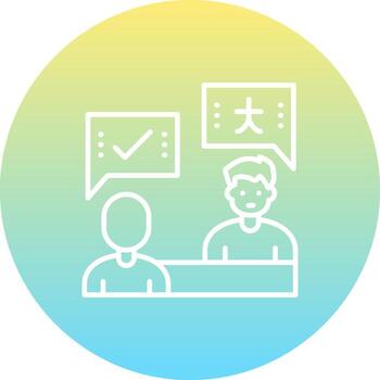 Interview Custom User Interface Layout vector