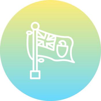 Flag Pitcairn Islands Clear Web Design Symbol vector